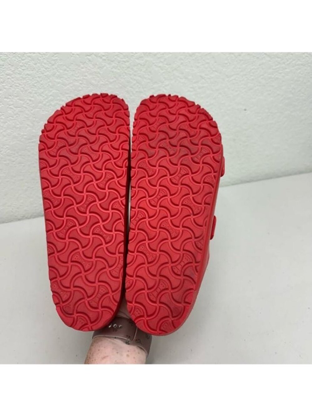Birkenstock Arizona Eva Red Rubber Buckle Slide Sandals Shoes Mens size 44 US 11 - Picture 8 of 8